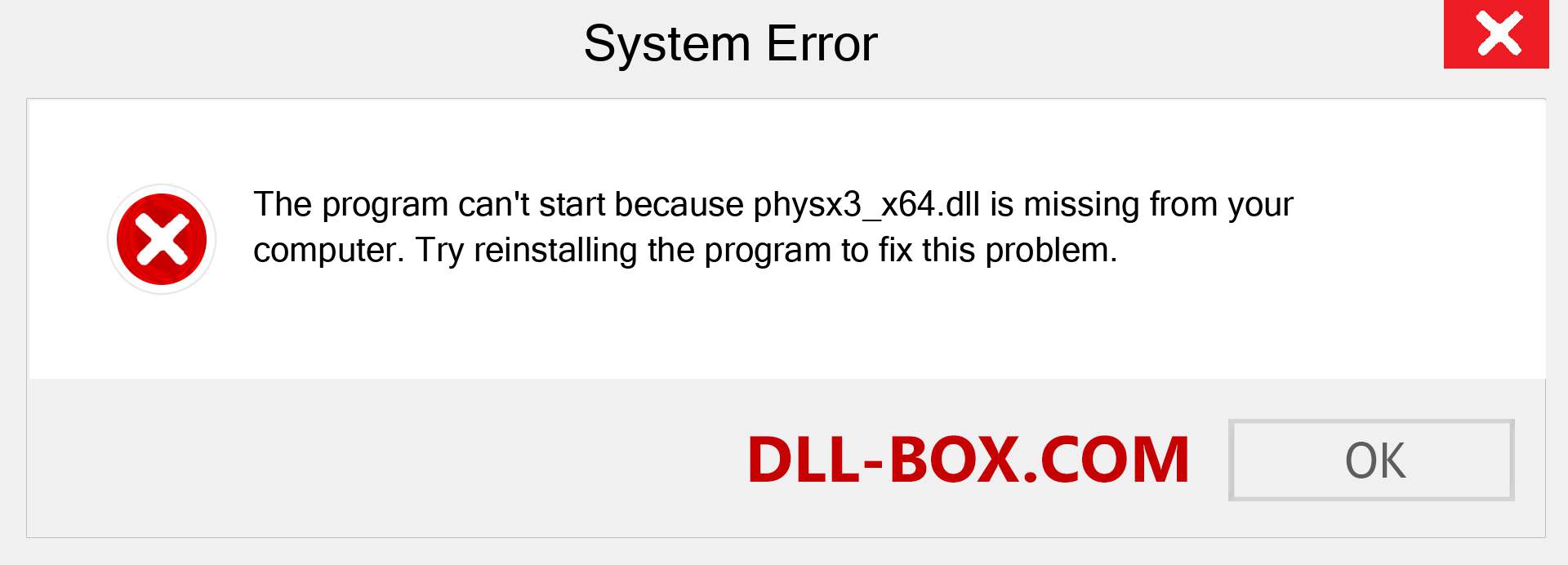  physx3_x64.dll file is missing?. Download for Windows 7, 8, 10 - Fix  physx3_x64 dll Missing Error on Windows, photos, images